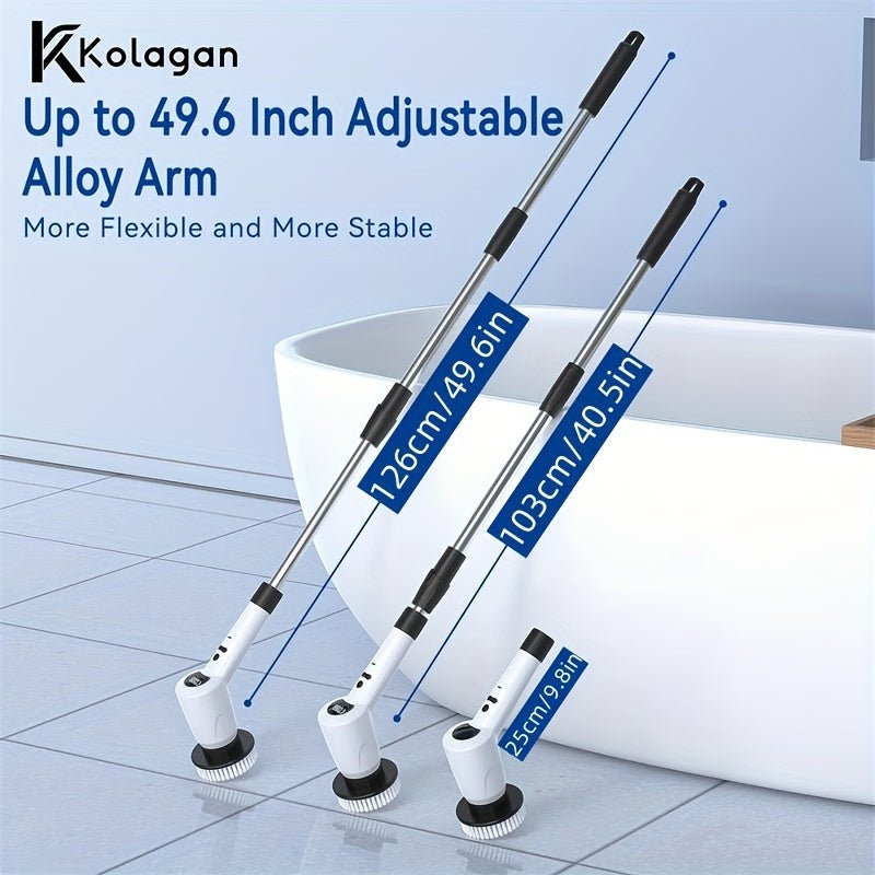 7in1 Electric Spin Scrubber with Adjustable Angles Speeds - Taylor K Shop