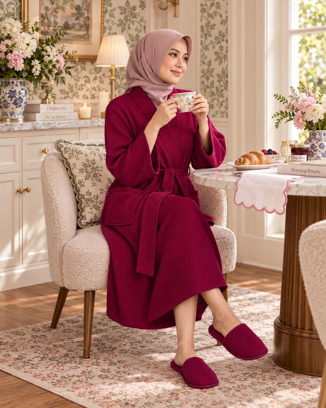 Waffle Robe Womens – Lightweight, Quick-Dry Spa Comfort