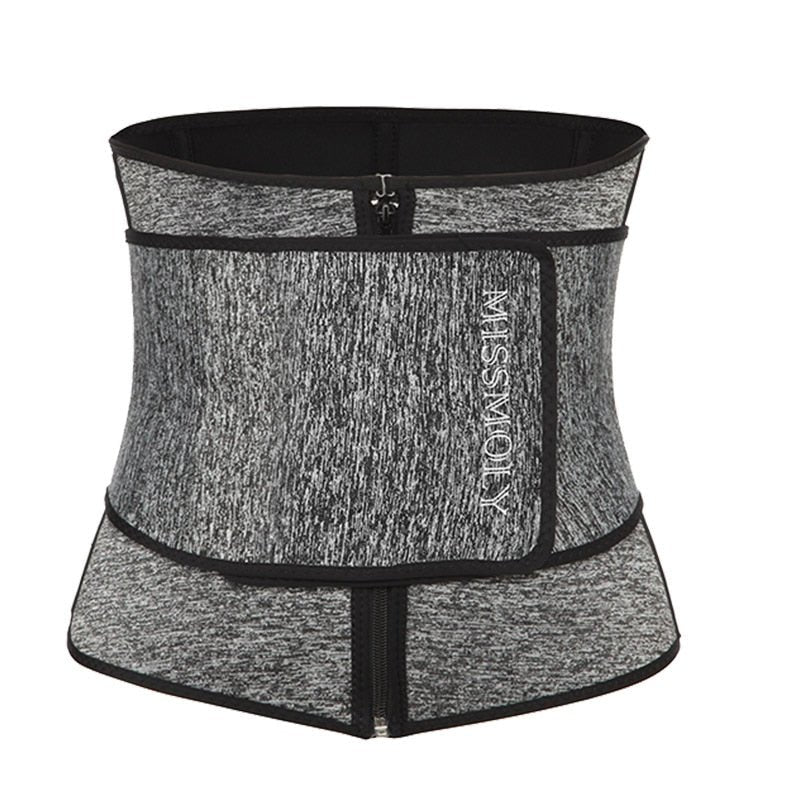 Abdominal Belt High Compression Zipper Neoprene Waist Trainer - Taylor K Shop