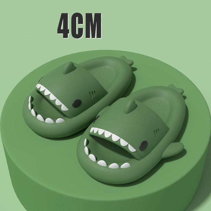 Adult's Slippers Indoor Outdoor Funny Shark Cartoon - Taylor K Shop