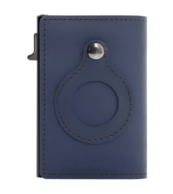 AirTag Men's Leather Slim Wallets - Taylor K Shop