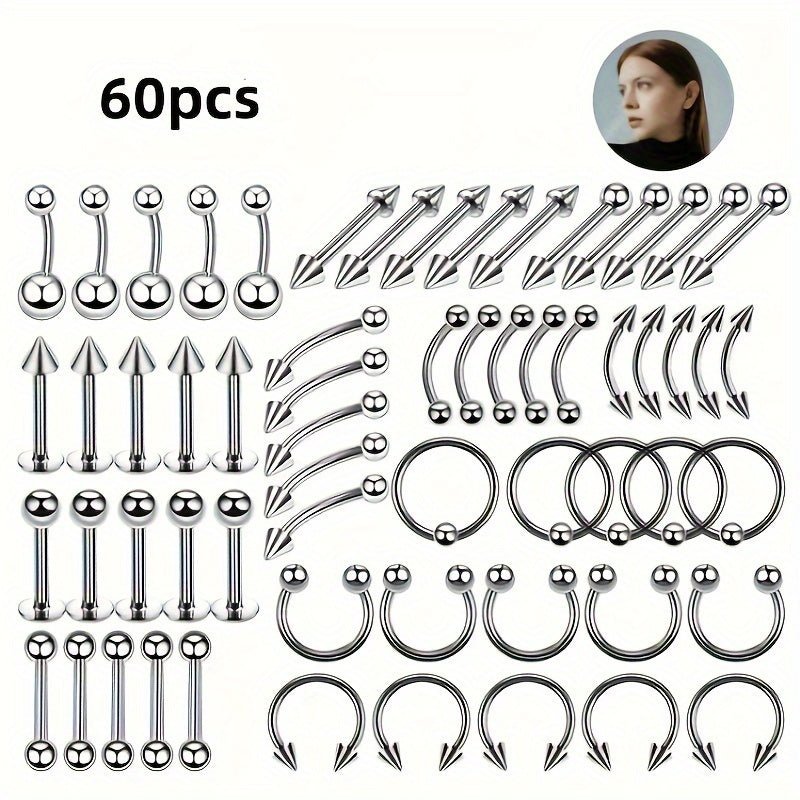 AllInOne Stainless Steel HipHop Body Piercing Kit - Taylor K Shop