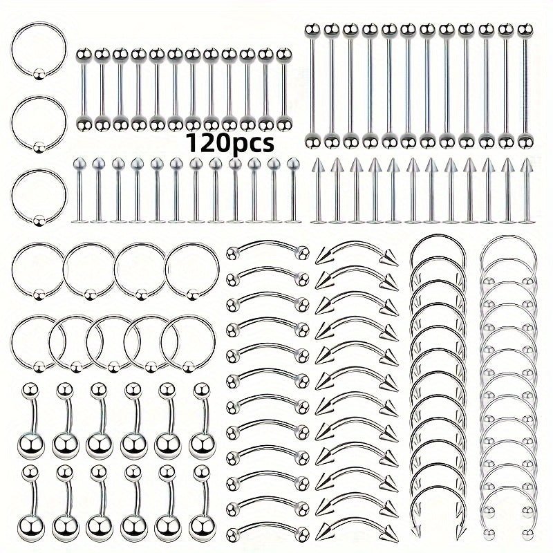 AllInOne Stainless Steel HipHop Body Piercing Kit - Taylor K Shop