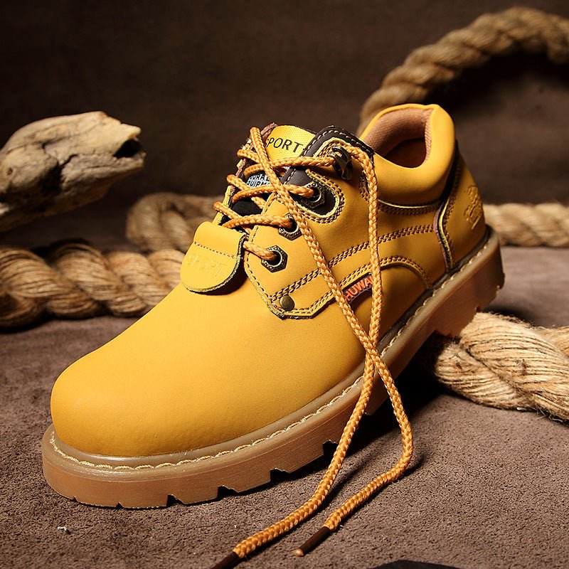 Big Head Leather Shoes Tooling Shoes Outdoor Casual Shoes - Taylor K Shop