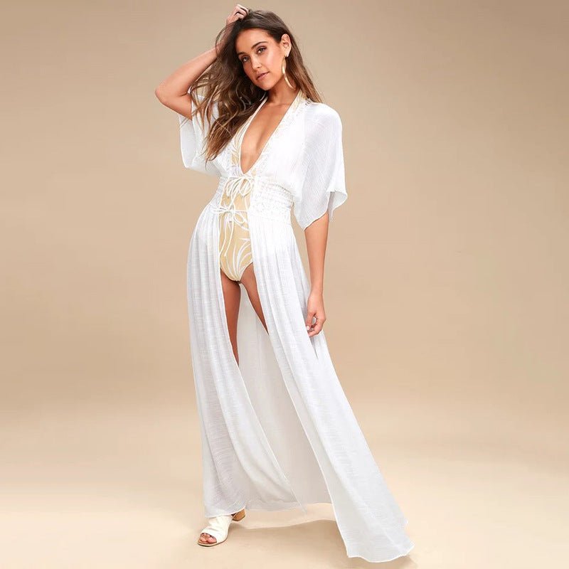 Bikini jacket blouse over cardigan - Taylor K Shop