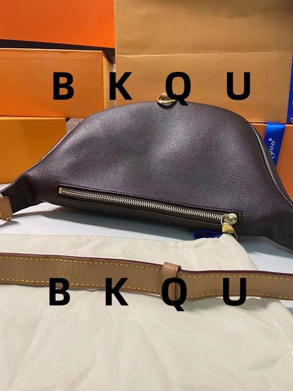 Black shoulder bag 2023 Women's fashion BKQU brand handbag Top messenger bag Chain bag Black messenger bag Canvas - Taylor K Shop