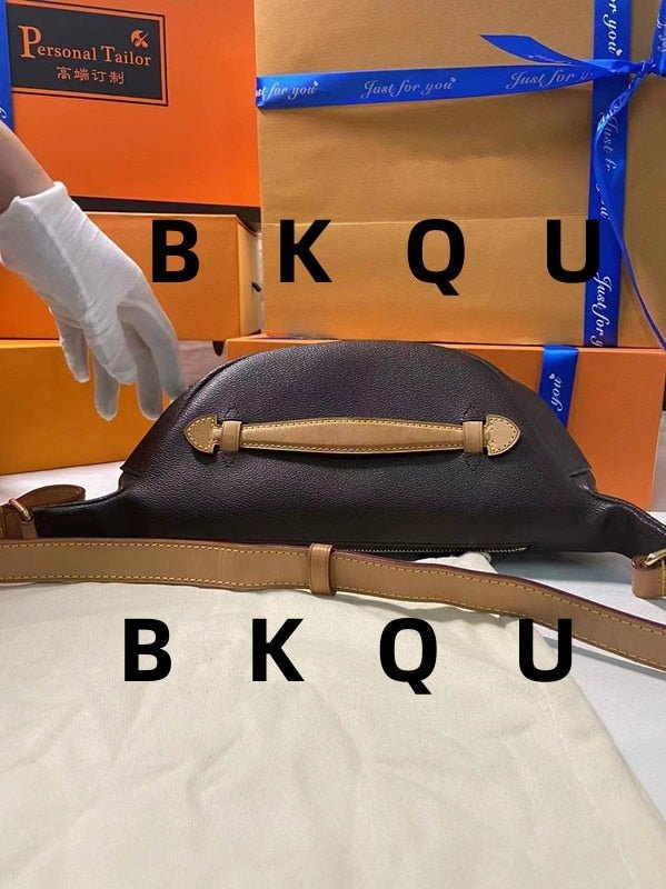 Black shoulder bag 2023 Women's fashion BKQU brand handbag Top messenger bag Chain bag Black messenger bag Canvas - Taylor K Shop