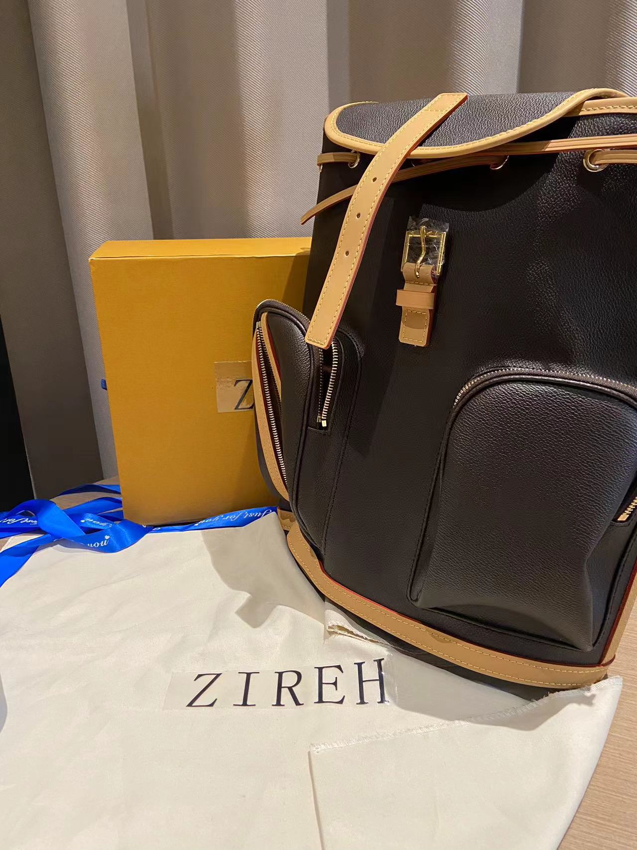 Black shoulder bag 2023 women's fashion men's fashion zireh brand handbag high quality travel bag backpack spring summer initial - Taylor K Shop