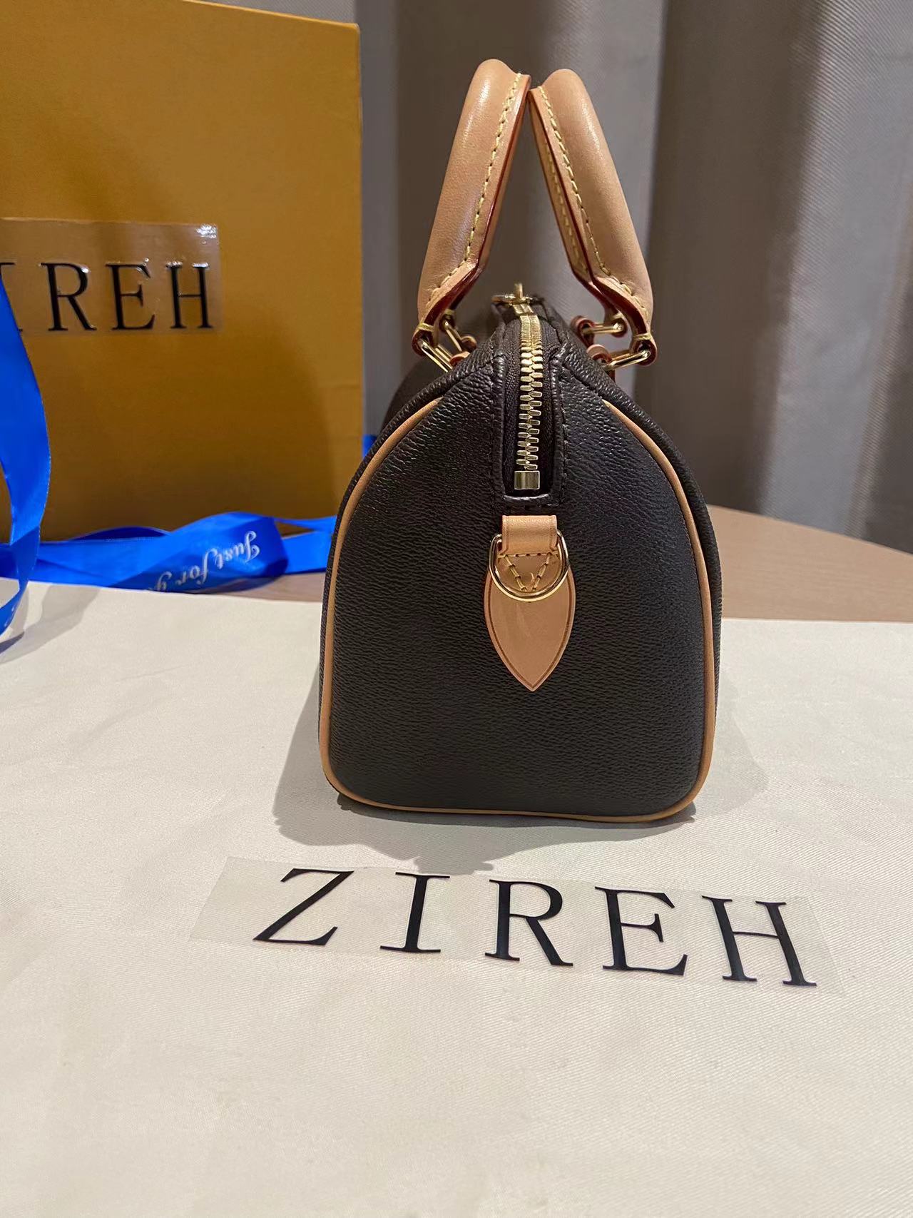 Black shoulder bag 2023 women's fashion ZIREH brand handbag high quality classic design pillow bag spring summer initials - Taylor K Shop