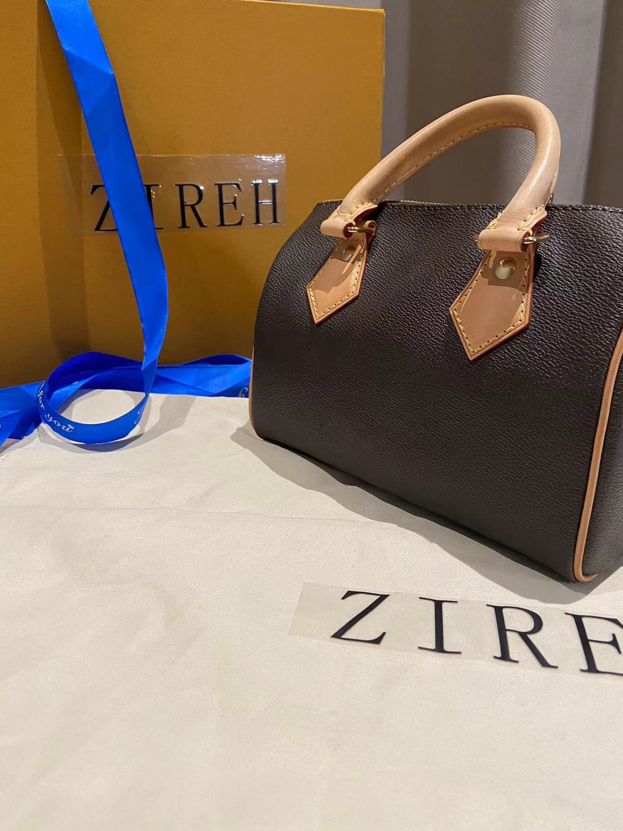 Black shoulder bag 2023 women's fashion ZIREH brand handbag high quality classic design pillow bag spring summer initials - Taylor K Shop