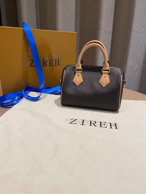 Black shoulder bag 2023 women's fashion ZIREH brand handbag high quality classic design pillow bag spring summer initials - Taylor K Shop