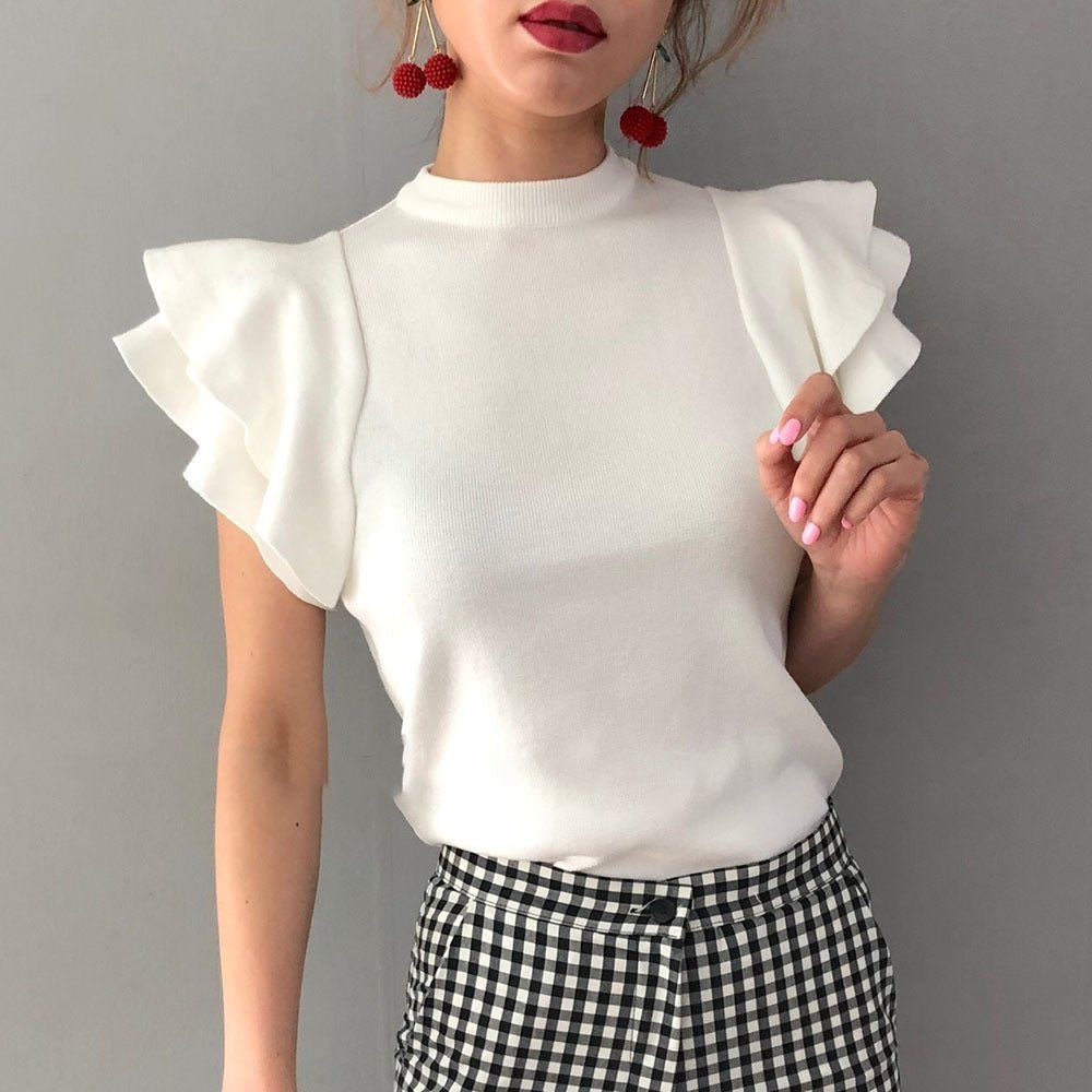Blouse Met Ruches Floured jacket - Taylor K Shop