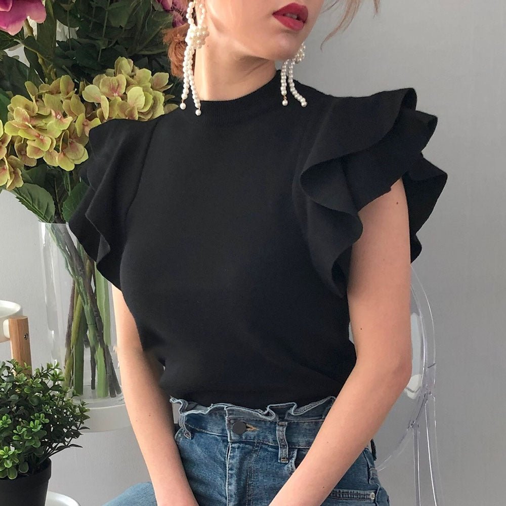 Blouse Met Ruches Floured jacket - Taylor K Shop
