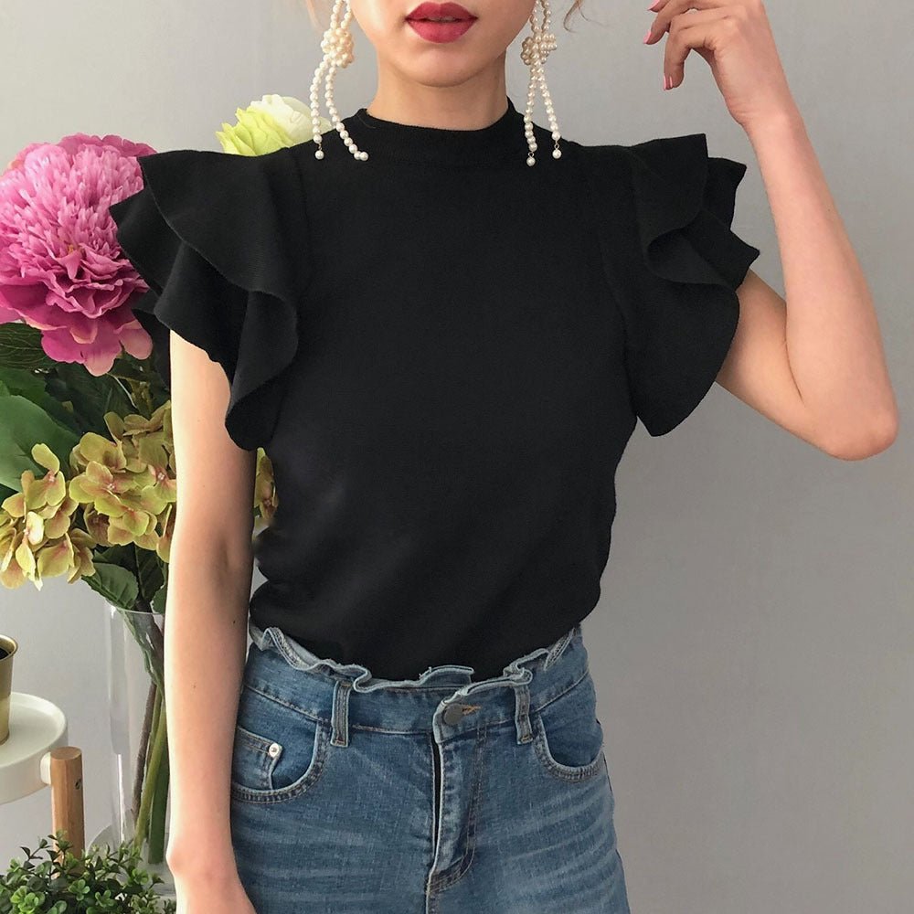 Blouse Met Ruches Floured jacket - Taylor K Shop