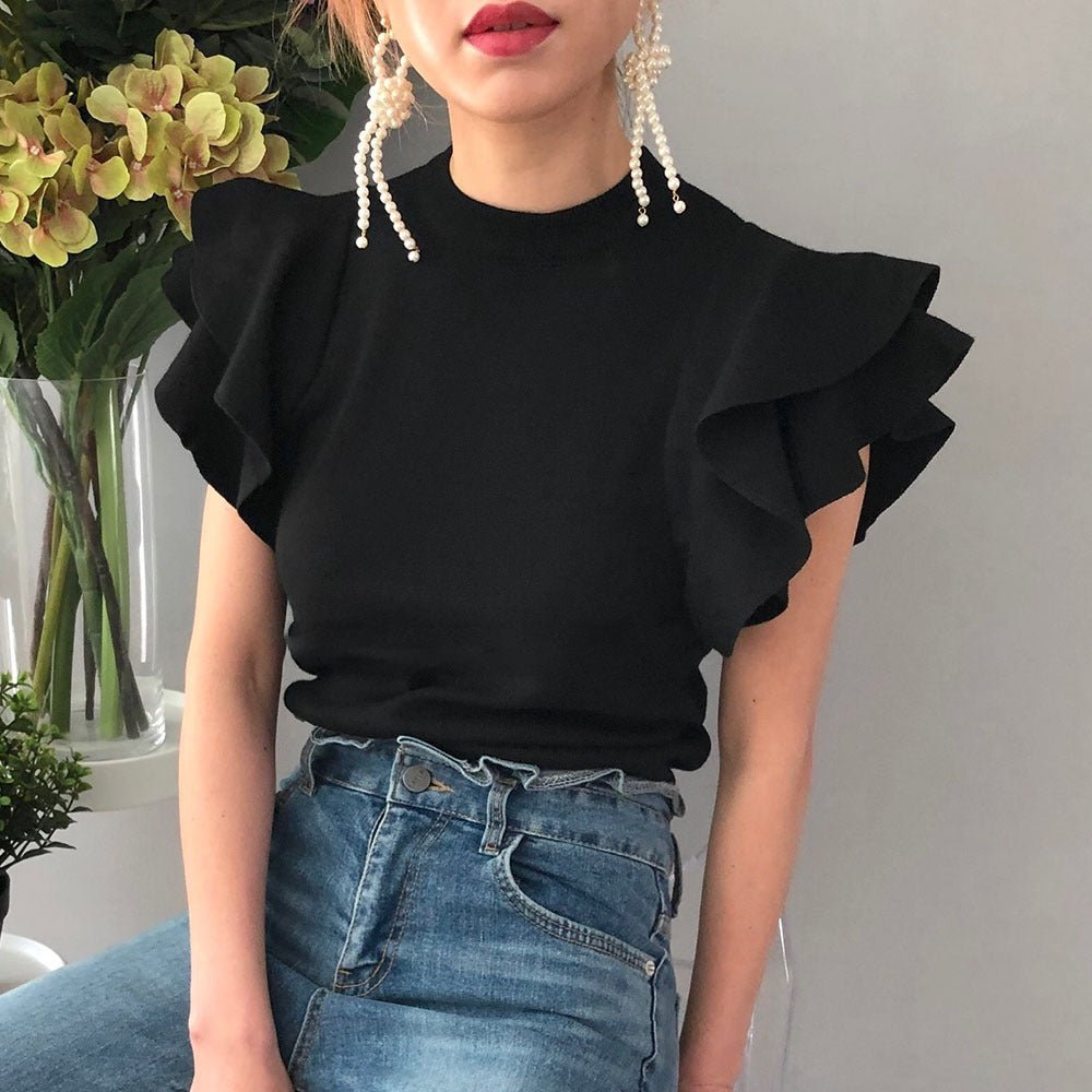 Blouse Met Ruches Floured jacket - Taylor K Shop