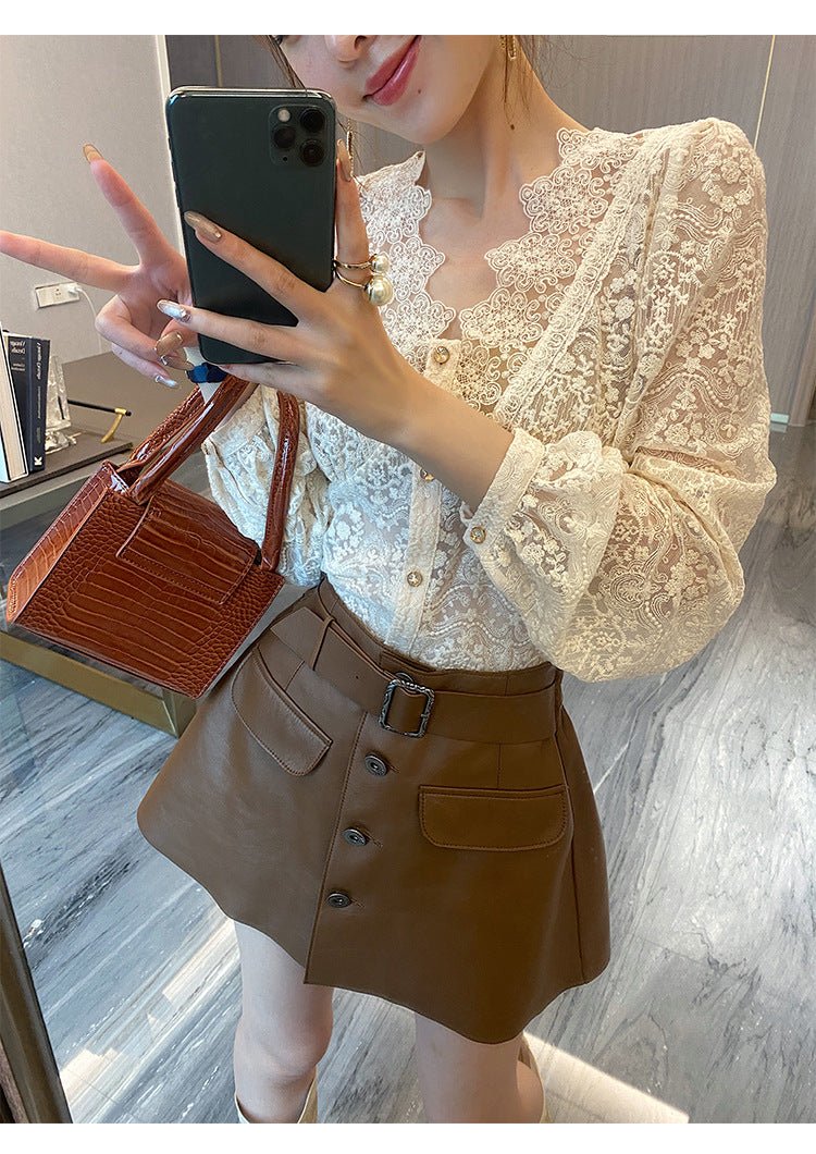 Blouses Women Classy Temperament Elegant Korean Fashion Clothing - Taylor K Shop