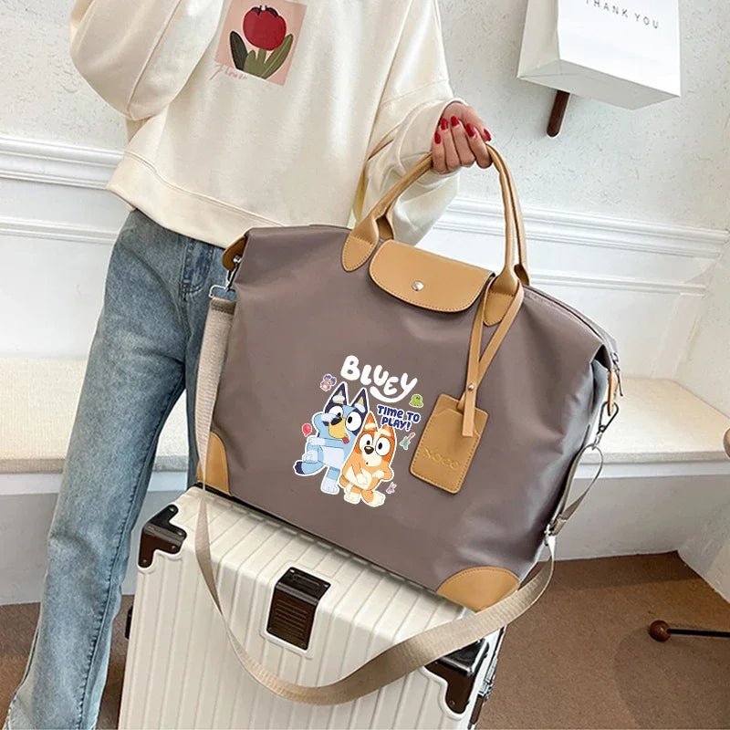 Bluey Anime Cartoon Large Capacity Travel Tote - Taylor K Shop