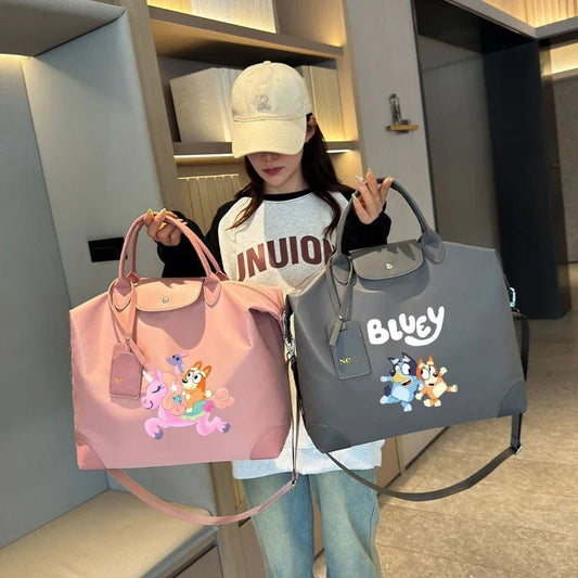 Bluey Anime Cartoon Large Capacity Travel Tote - Taylor K Shop