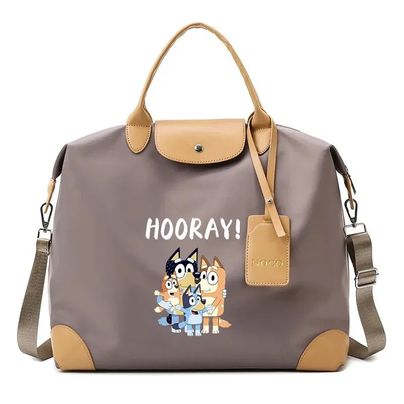 Bluey Anime Cartoon Print Large Capacity Travel Tote - Taylor K Shop