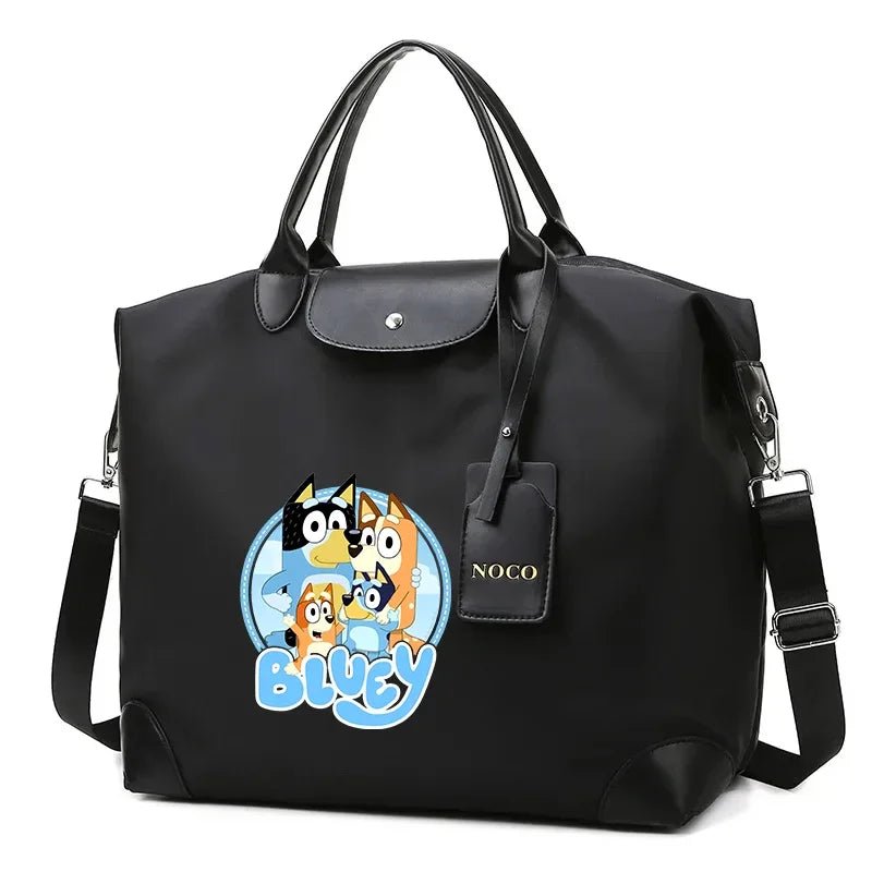 Bluey Anime Cartoon Print Large Capacity Travel Tote - Taylor K Shop