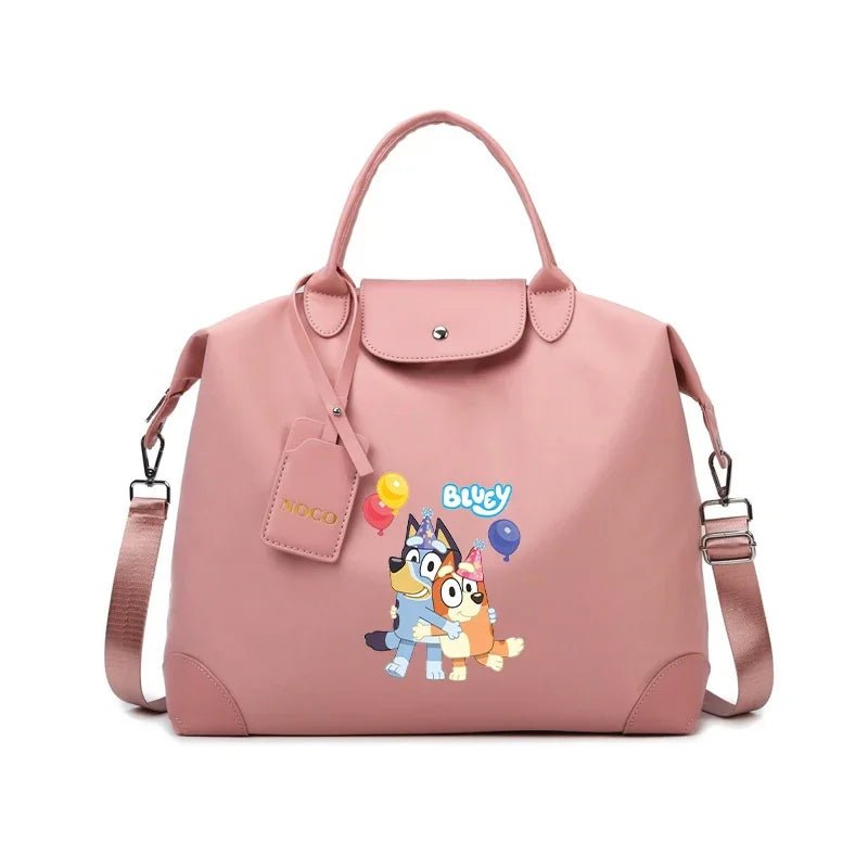Bluey Anime Cartoon Print Large Capacity Travel Tote - Taylor K Shop