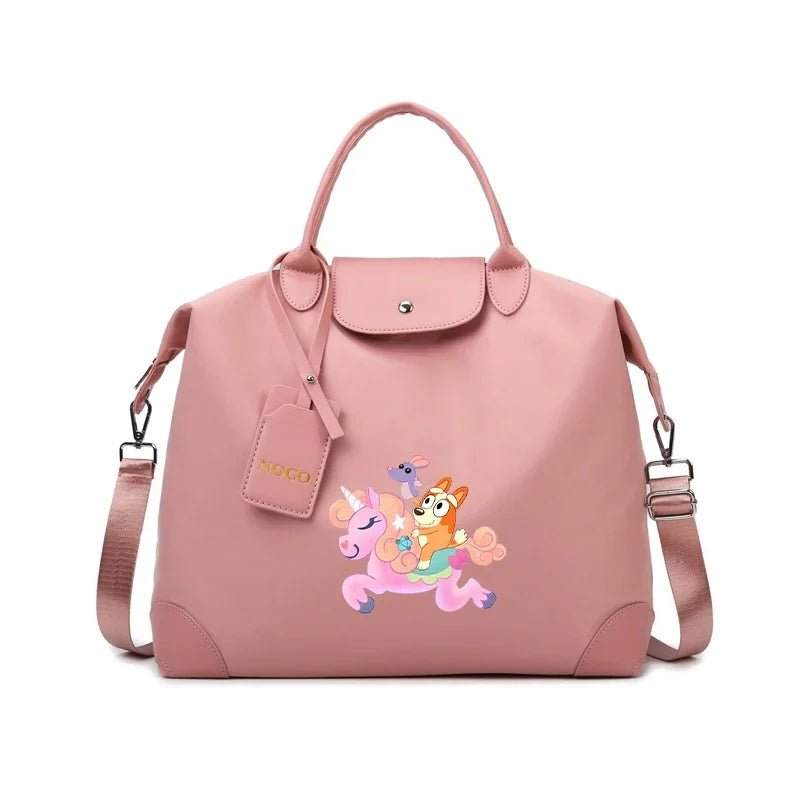 Bluey Anime Cartoon Print Large Capacity Travel Tote - Taylor K Shop