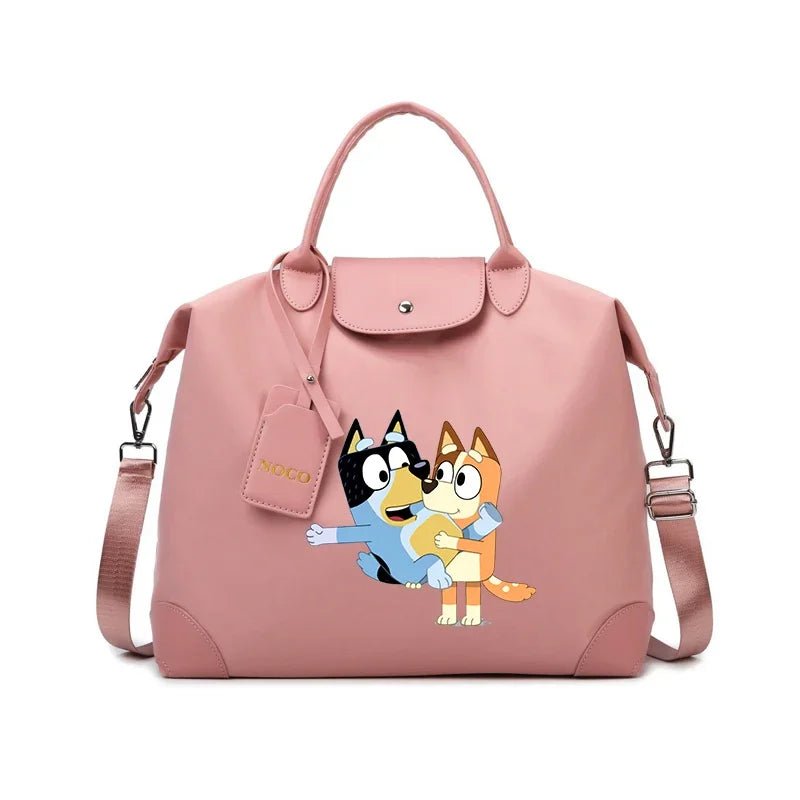 Bluey Anime Cartoon Print Large Capacity Travel Tote - Taylor K Shop