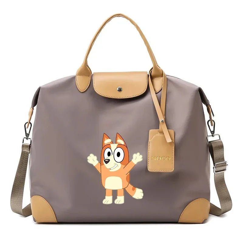 Bluey Anime Cartoon Print Large Capacity Travel Tote - Taylor K Shop