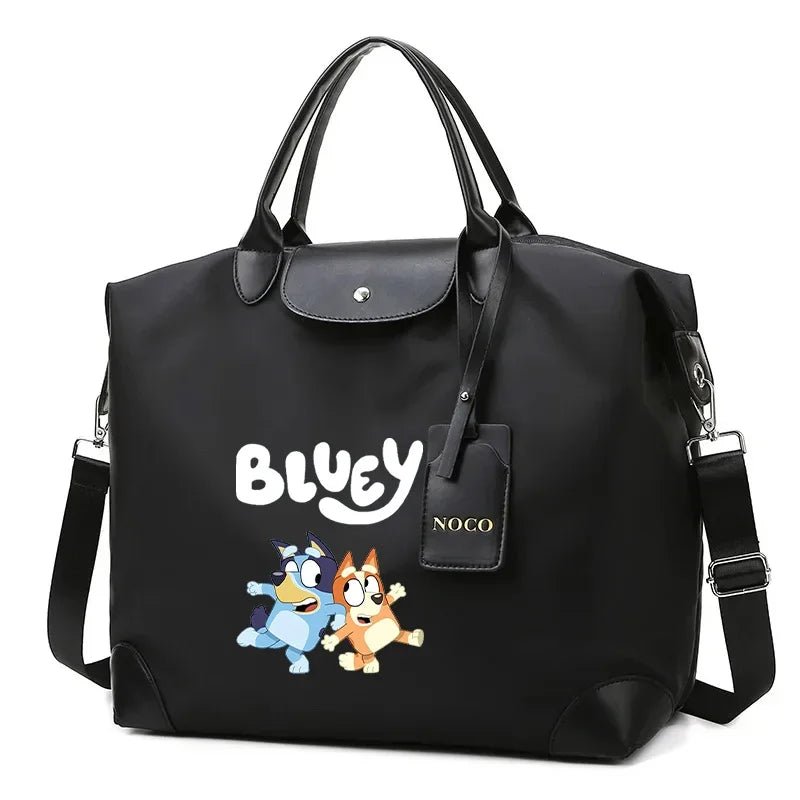 Bluey Anime Cartoon Print Large Capacity Travel Tote - Taylor K Shop