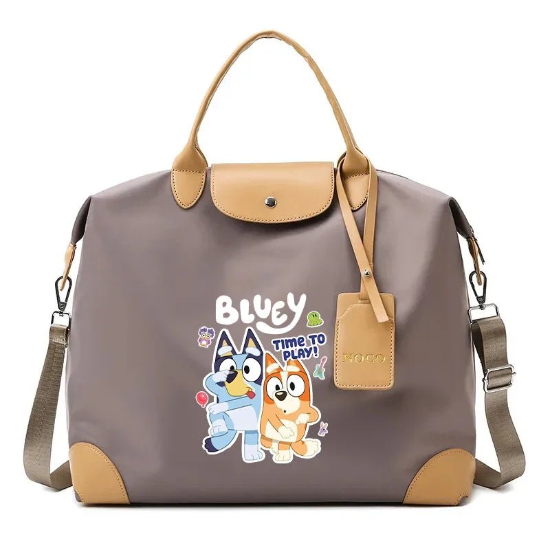 Bluey Anime Cartoon Print Large Capacity Travel Tote - Taylor K Shop