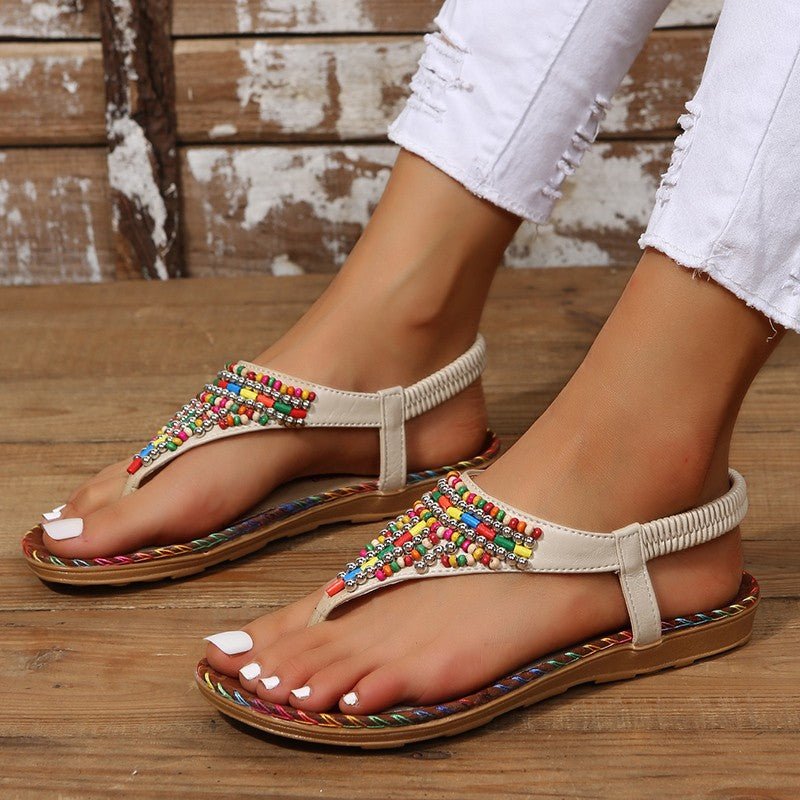 Bohemia Style Clip Toe Sandals Women Rome Beach Shoes Summer - Taylor K Shop