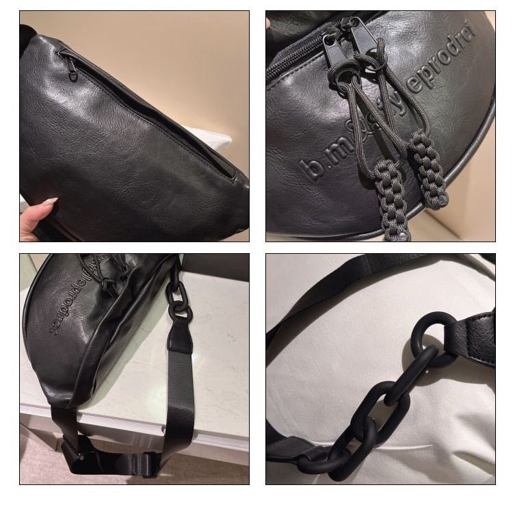 Brand design Women Chest Bag leather ladies Shoulder Bags For ladies 2023 New Belt Bag female Waist Pack fanny packs phone Walle - Taylor K Shop