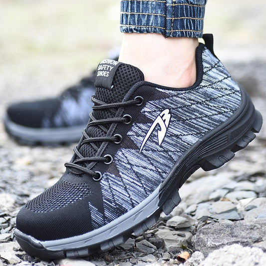 Breathable labor insurance shoes work shoes safety shoes hiking protective shoes - Taylor K Shop