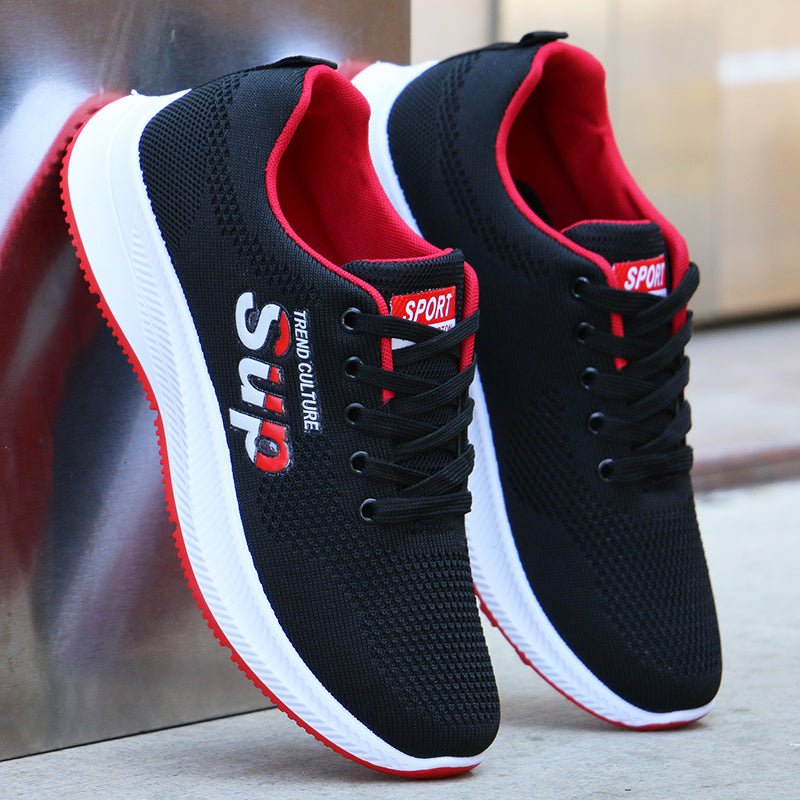 Breathable Mesh Shoes Casual Sports Shoes Deodorant Tide Shoes Non - Slip Running Shoes Work Shoes Men - Taylor K Shop
