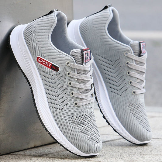 Breathable Mesh Shoes Casual Sports Shoes Deodorant Tide Shoes Non - Slip Running Shoes Work Shoes Men - Taylor K Shop
