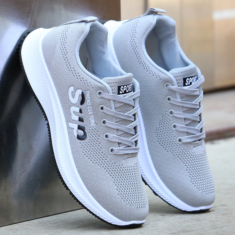 Breathable Mesh Shoes Casual Sports Shoes Deodorant Tide Shoes Non - Slip Running Shoes Work Shoes Men - Taylor K Shop