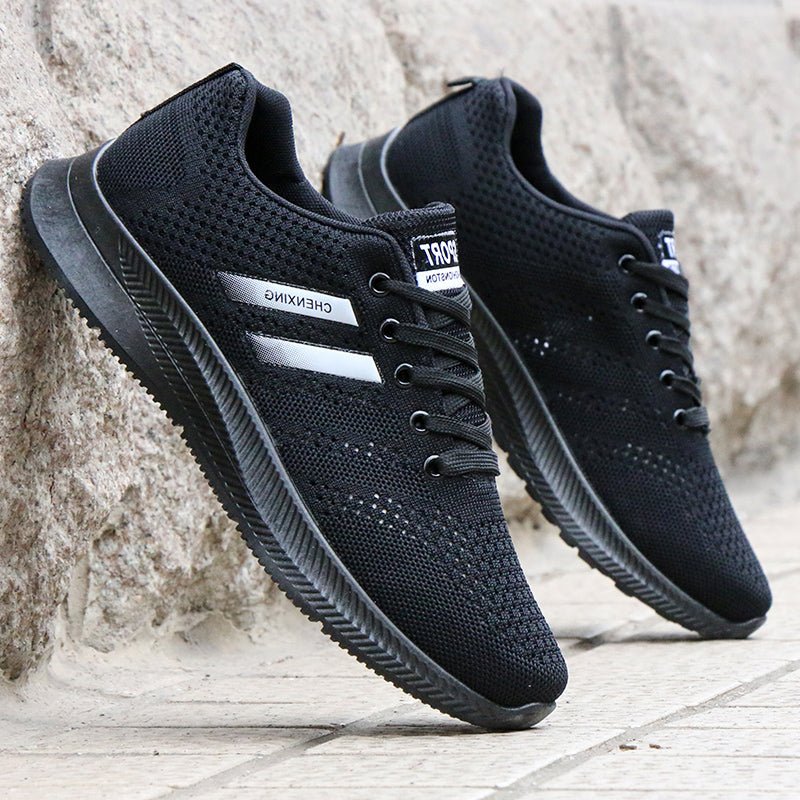 Breathable Mesh Shoes Casual Sports Shoes Deodorant Tide Shoes Non - Slip Running Shoes Work Shoes Men - Taylor K Shop