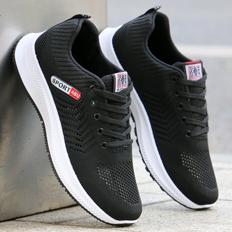 Breathable Mesh Shoes Casual Sports Shoes Deodorant Tide Shoes Non - Slip Running Shoes Work Shoes Men - Taylor K Shop