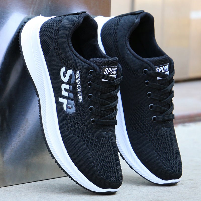 Breathable Mesh Shoes Casual Sports Shoes Deodorant Tide Shoes Non - Slip Running Shoes Work Shoes Men - Taylor K Shop