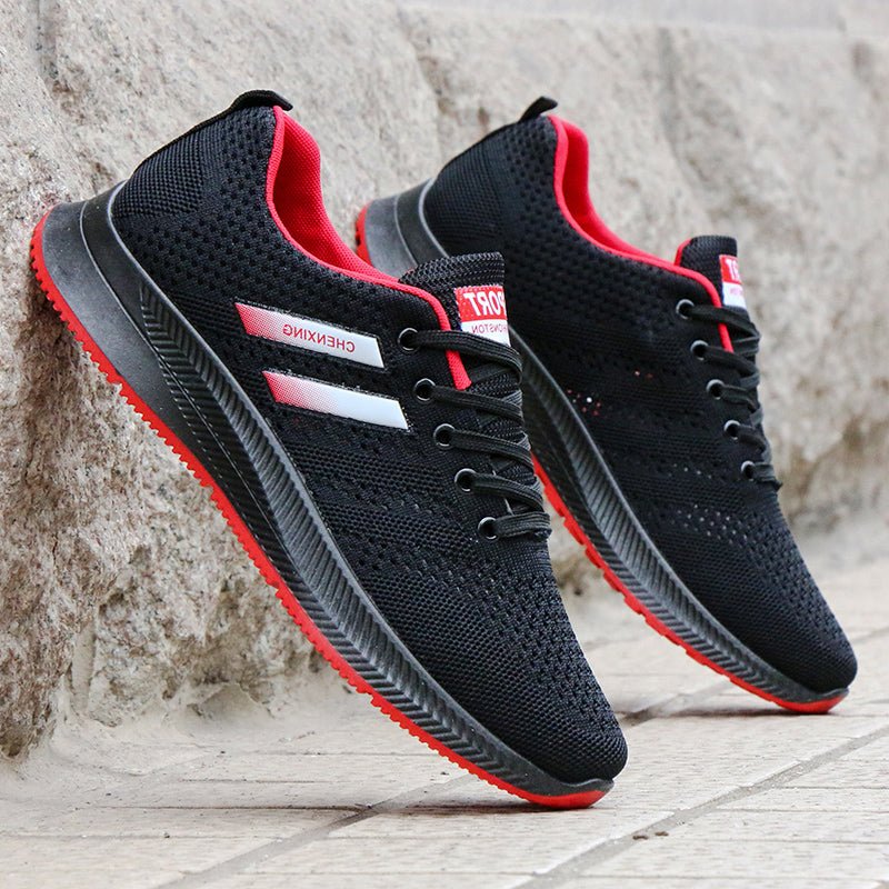 Breathable Mesh Shoes Casual Sports Shoes Deodorant Tide Shoes Non - Slip Running Shoes Work Shoes Men - Taylor K Shop