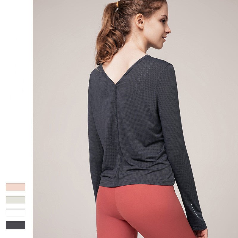 Breathable running fitness training blouse - Taylor K Shop