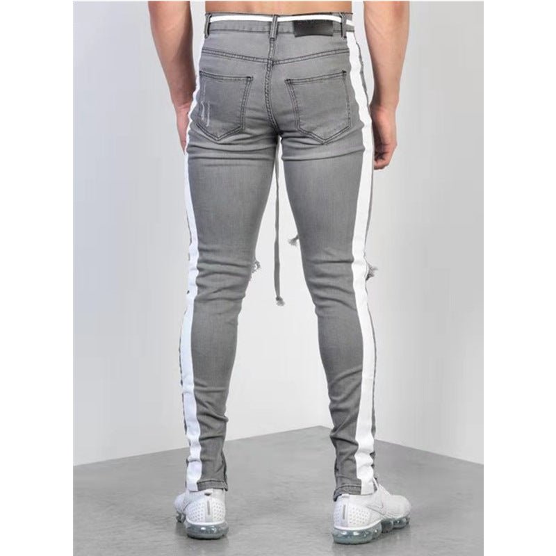 Broken strip jeans - Taylor K Shop