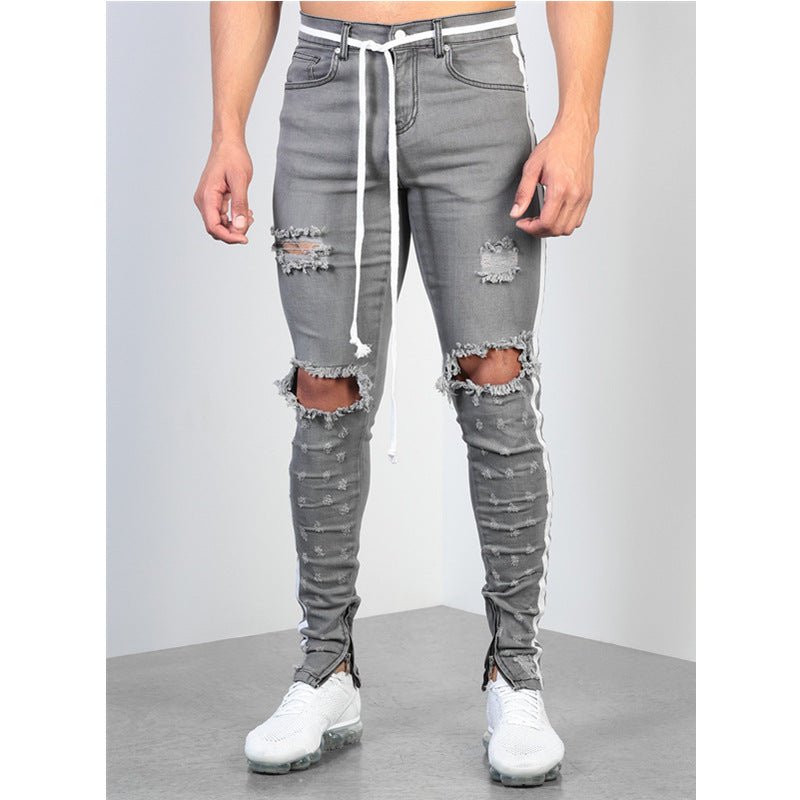 Broken strip jeans - Taylor K Shop