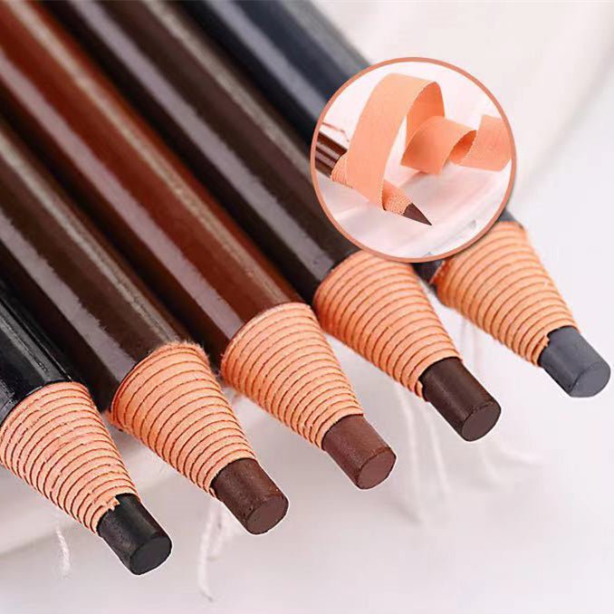 Brown Microblading Eyebrow Pen Waterproof Permanent Makeup Eye Brow Tattoo Pen Pencil Positioning Lip Eyebrow Marker Liner - Taylor K Shop