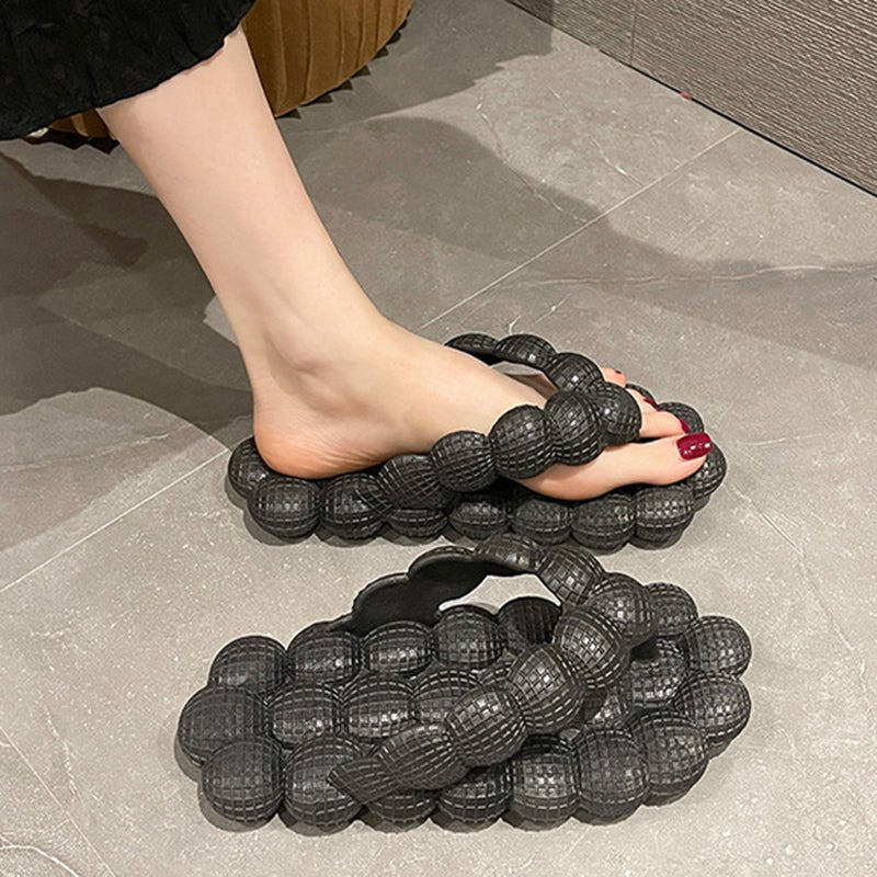 Bubble Slippers Summer Flip - flops Women Indoor Outdoor Flat Sandals Beach Shoes - Taylor K Shop
