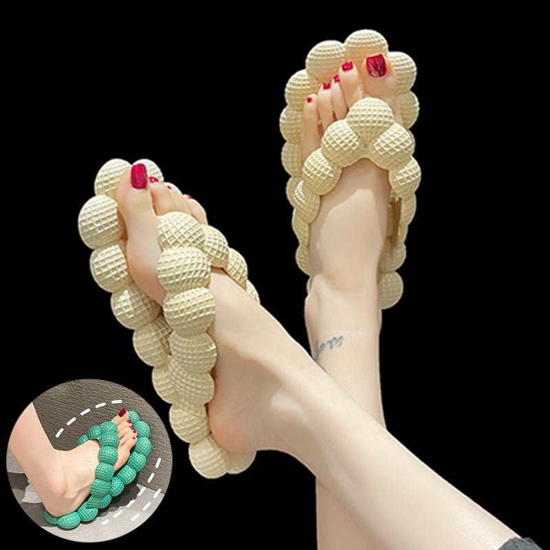 Bubble Slippers Summer Flip - flops Women Indoor Outdoor Flat Sandals Beach Shoes - Taylor K Shop