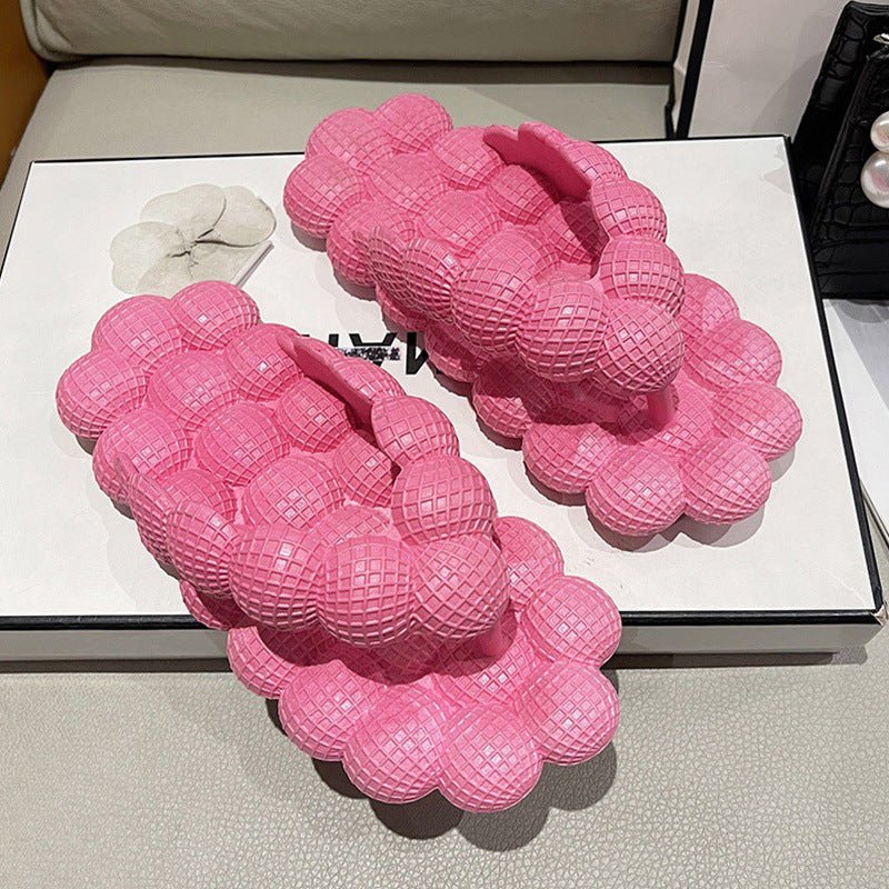 Bubble Slippers Summer Flip - flops Women Indoor Outdoor Flat Sandals Beach Shoes - Taylor K Shop