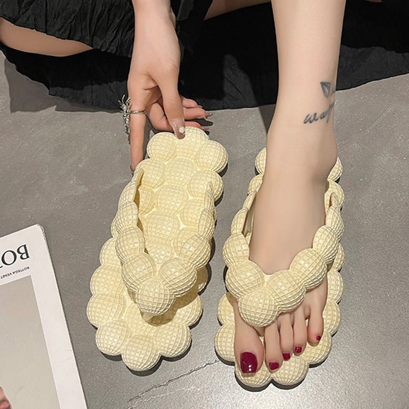 Bubble Slippers Summer Flip - flops Women Indoor Outdoor Flat Sandals Beach Shoes - Taylor K Shop