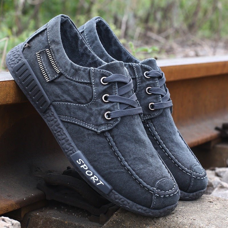 Canvas Shoes Men's Large Size Cloth Shoes - Taylor K Shop