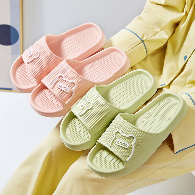 Cartoon Bear Shoes EVA Slippers Bathroom House Shoes - Taylor K Shop